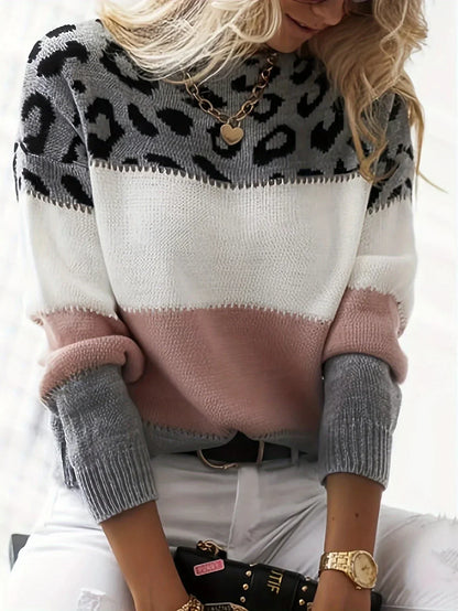 Mirna | Stilfuld Leopardprint Sweatshirt