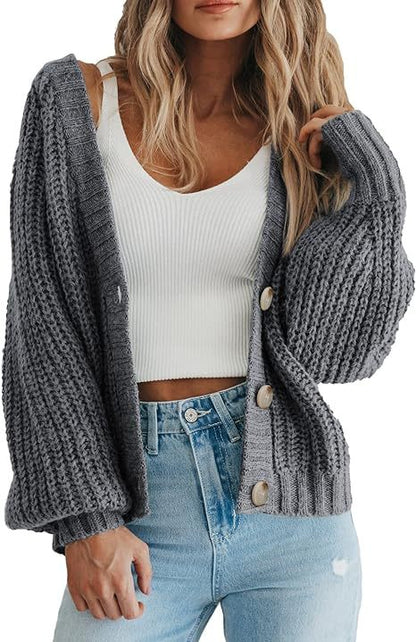Daisy - Cardigan til kvinder med knapper