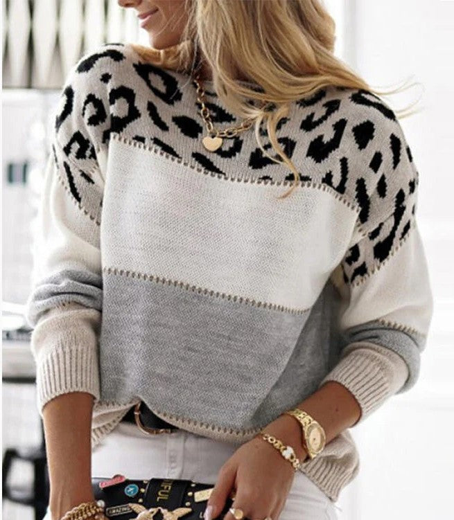 Mirna | Stilfuld Leopardprint Sweatshirt