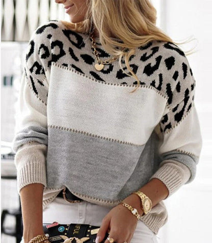 Mirna | Stilfuld Leopardprint Sweatshirt
