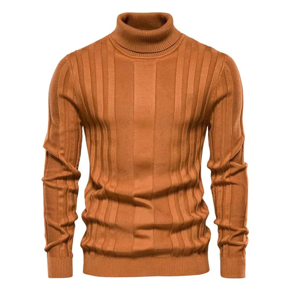 Gabriel - Klassisk rullekravesweater til mænd