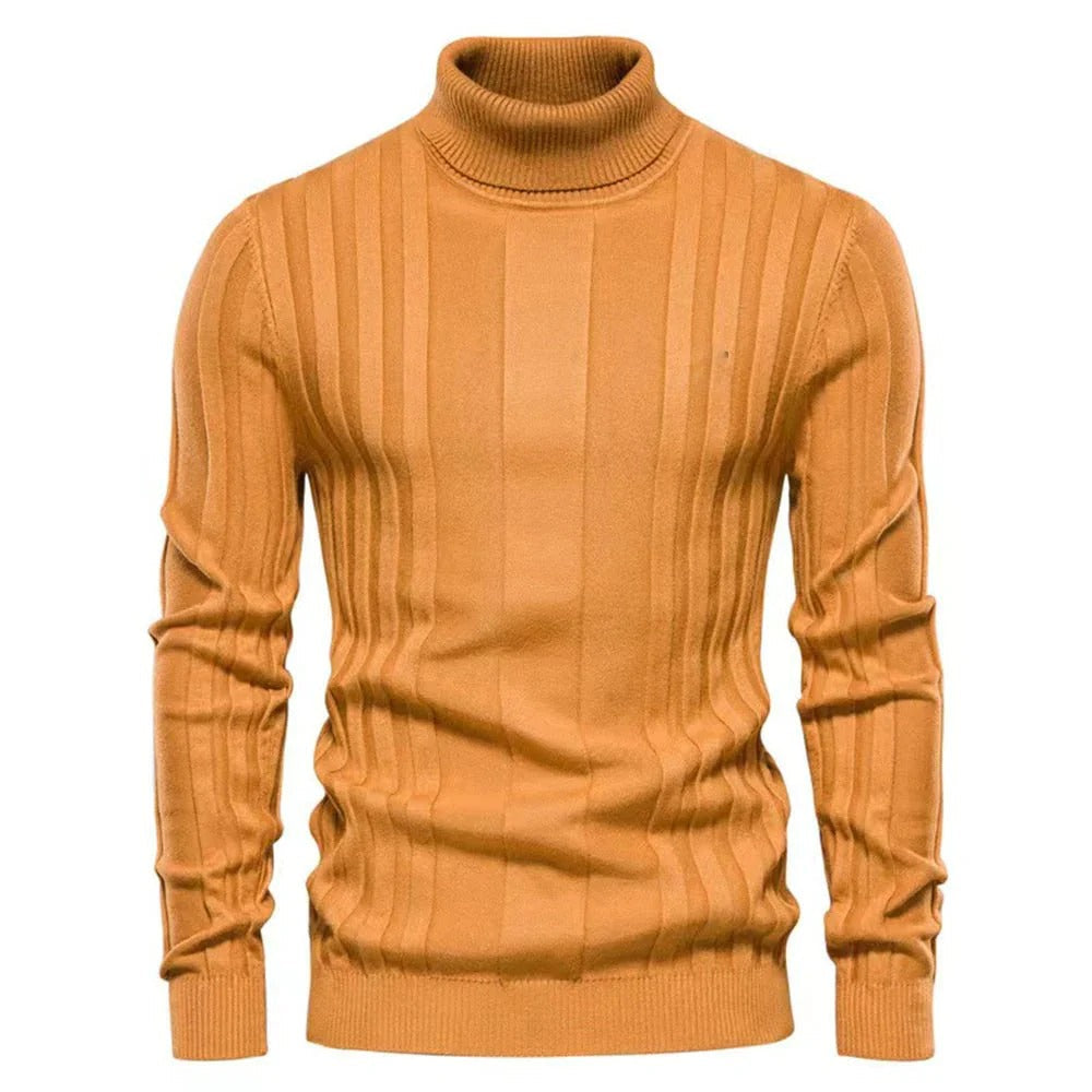 Gabriel - Klassisk rullekravesweater til mænd