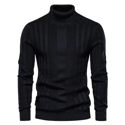 Gabriel - Klassisk rullekravesweater til mænd