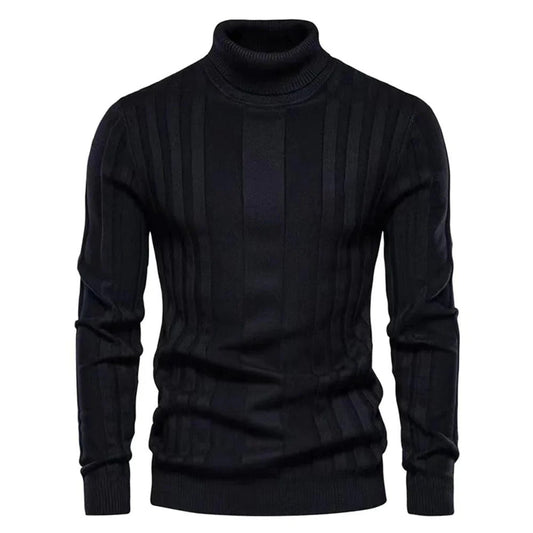 Gabriel - Klassisk rullekravesweater til mænd